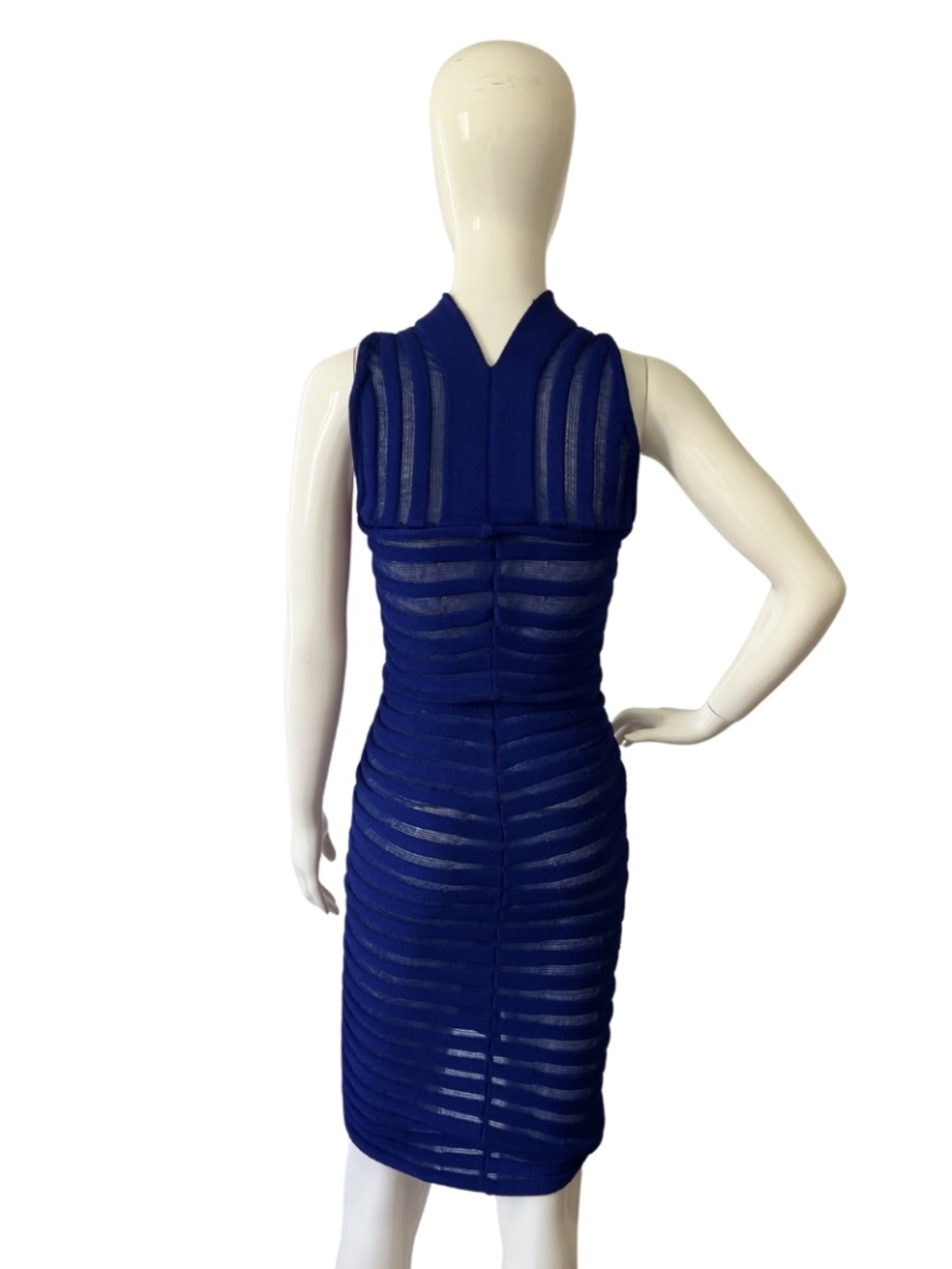 Alaia Skeleton 3D Bodycon Knit Dress_Size FR 36/ US XS - Picture 4 of 7